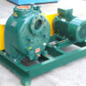 Pioneer Electric drive wet prime solids handling pump for industrial effluent at a food plant