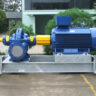 Heavy builds like this 315 kw split case Goulds Pump set approximately 5 ton