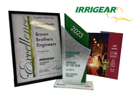Irrigear Supplier of the Year awarded to Brown Brothers Engineers