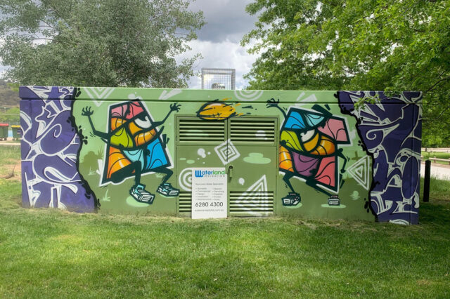 Calwell Park concrete pump station